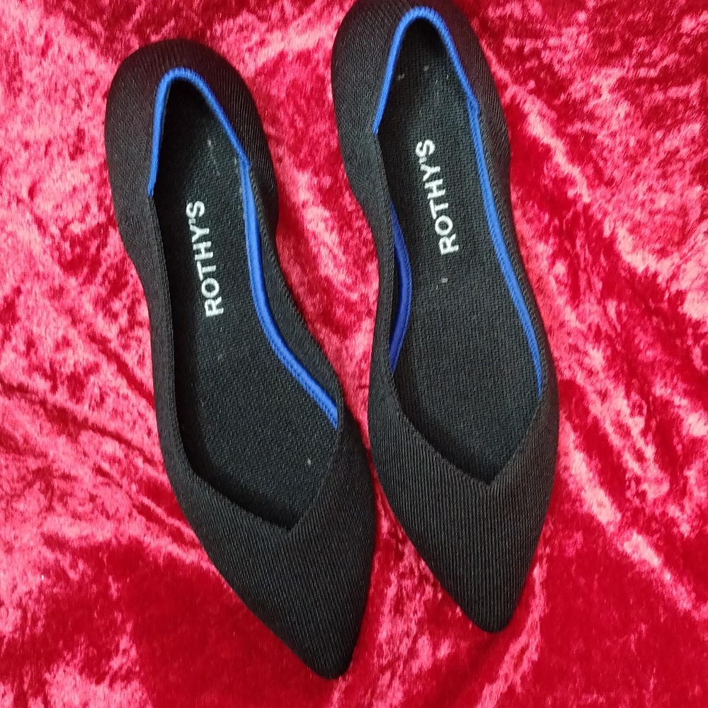 Rothys shoes The point 002 slip-on shoes pointed toe Flats